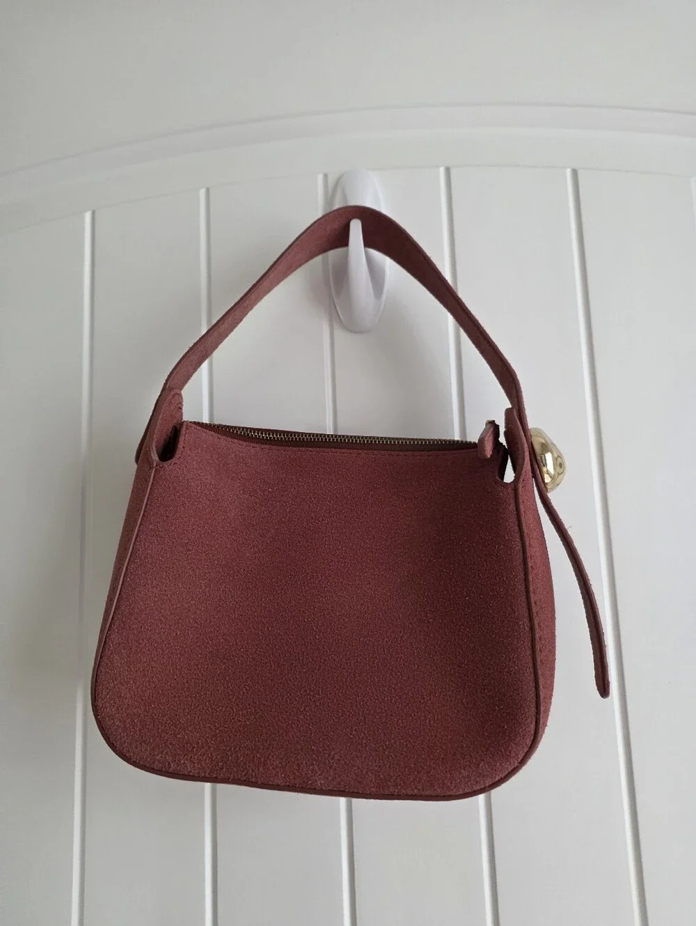 NWT Madewell The Sculpted Metal Wristlet Bag